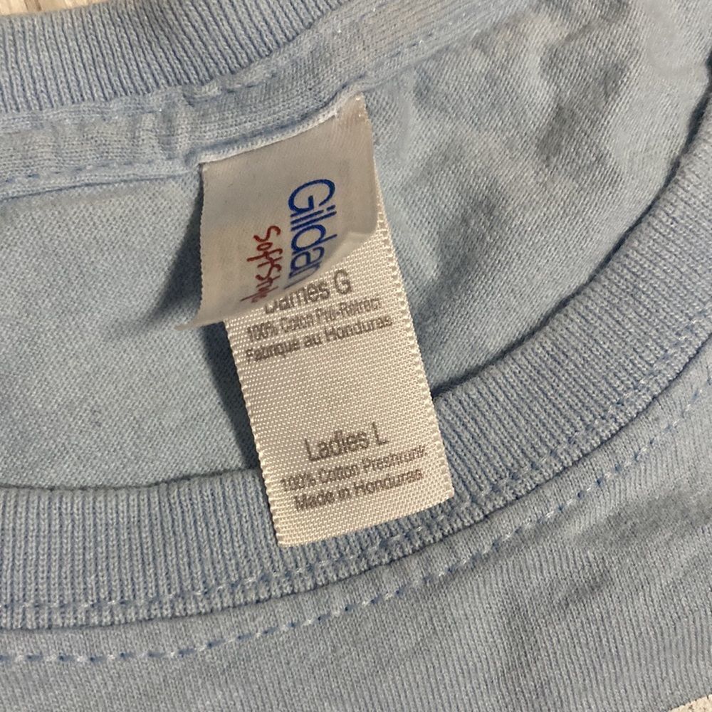 ⚾️ Home Sweep Home ⚾️ KC Royals Blue Crew Neck Tee sz L - Picture 5 of 7